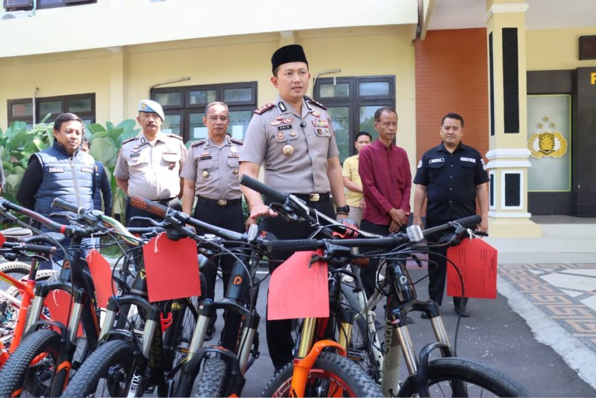 Tim URC Berhasil Mengamankan Pelaku Pencurian Sepeda yang Beraksi di Berbagai Daerah